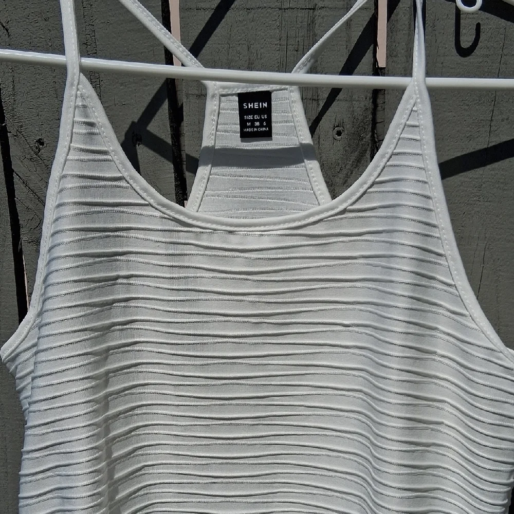 SHEIN White Ribbed Tank Top - Picture 3 of 11